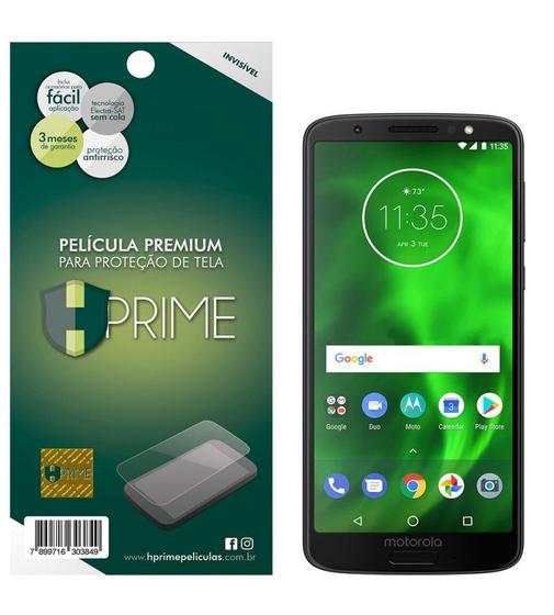 Imagem de Pelicula Premium HPrime para Motorola Moto G6 - PET Invisivel