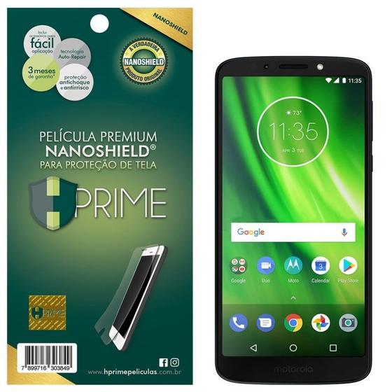 Imagem de Pelicula Premium HPrime para Motorola Moto G6 Play - NanoShield Transparente