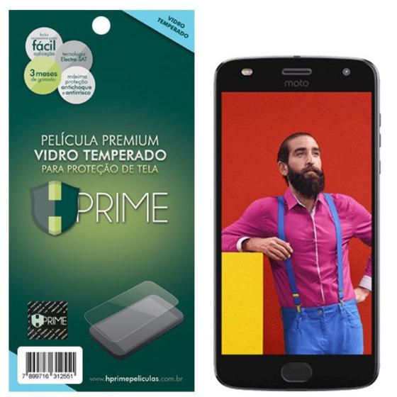 Imagem de Pelicula Premium HPrime para Motorola Moto Z2 Play - Vidro Temperado Transparente