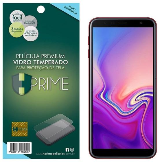 Menor preço em Pelicula Premium HPrime para Samsung Galaxy J6+ / J6 Plus 2018 - Vidro Temperado Transparente