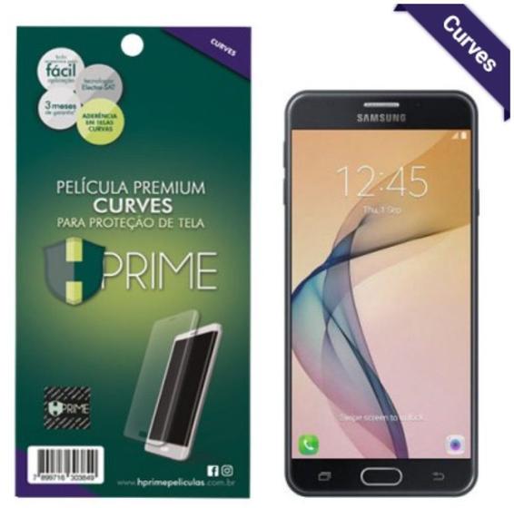 Imagem de Película Premium HPrime Samsung Galaxy J7 Prime - Curves Blindada (Se adere na parte curva da tela