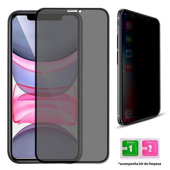 Imagem de Película Privacidade 3d Anti Espiã Compatível Para iPhone 11 Pro Max / XS Max