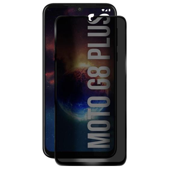 Imagem de Película Privacidade 3d Anti Spy Compativel Moto G8 Plus XT2019 - Luiza Cell25