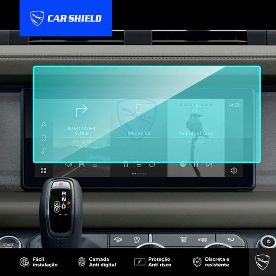 Imagem de Película Proteção Multimídia Glass Land Defender Car Shield