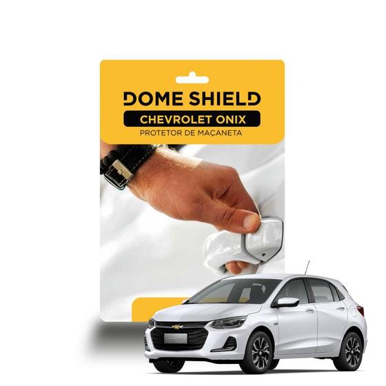 Imagem de Película Protetora PPF Anti-Risco Automotivo Maçaneta Chevrolet Onix - Dome Shield