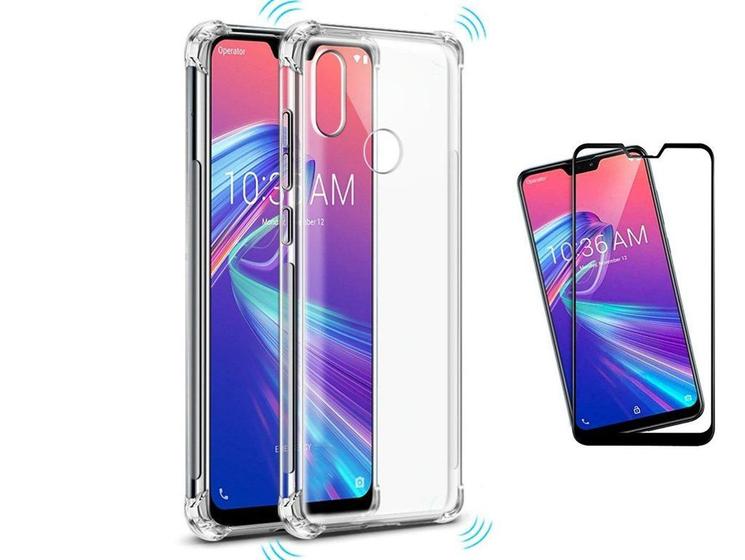 Imagem de Película Vidro 3d + Capa Anti Impacto ZENFONE MAX M2