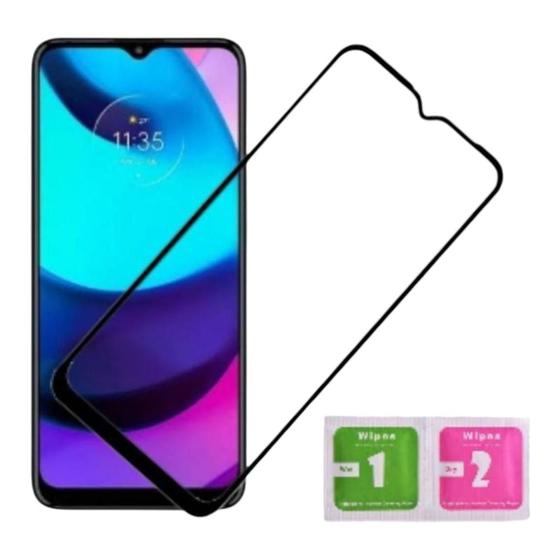 Imagem de Película Vidro 3D + Capinha Transparente Para Moto E20