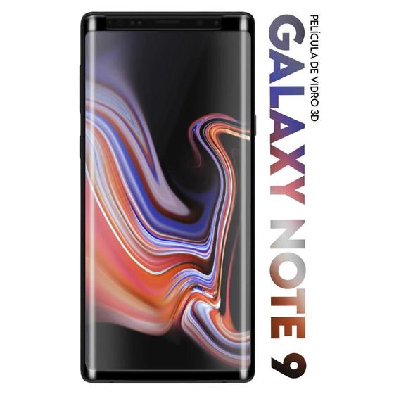 Imagem de Película Vidro 3D Para Samsung Note 8 / 9 Tela 6.4