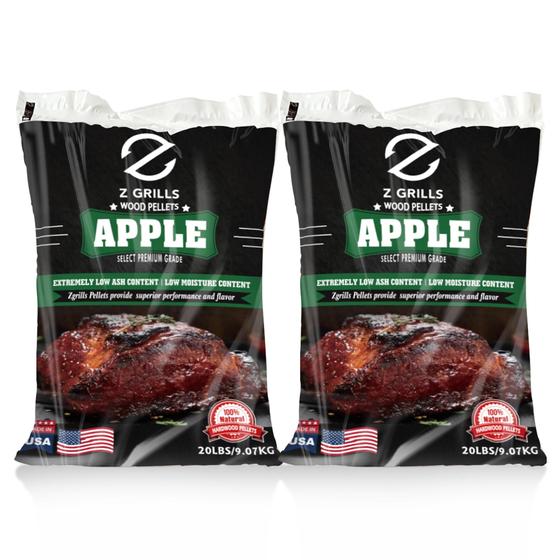 Imagem de Pellets de madeira para Smoker Grill Z GRILLS Apple 18kg