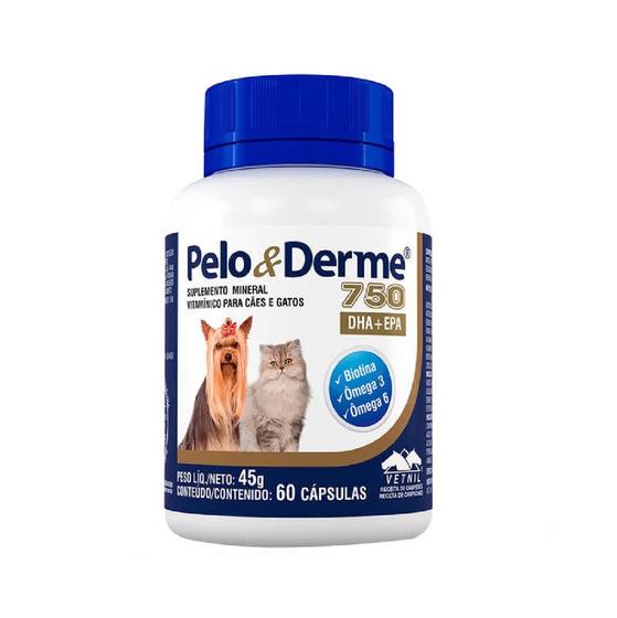 Imagem de Pelo e Derme 750 mg - 60 comprimidos