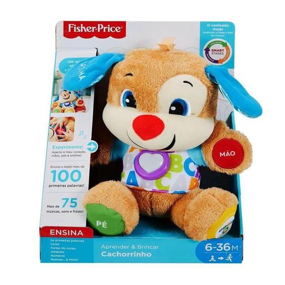 Imagem de Pelúcia Aprender e Brincar Smart Stages Cachorrinho - Fisher Price - Mattel