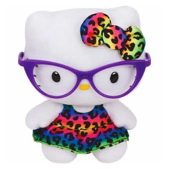 Pelúcia Beanie Babies Hello Kitty Colorida - DTC - Pelúcia - Magazine Luiza