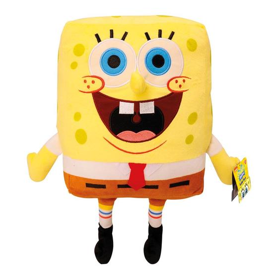 Imagem de Pelúcia Bob Esponja 30cm Antialérgico Bordado MultiKids BR2103