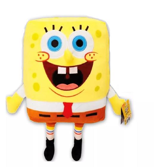 Imagem de Pelúcia Bob Esponja Calça Quadadra 22cm 