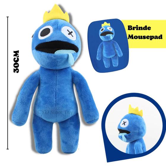 Pelúcia Boneco Azul Babão Roblox Rainbow Friends Jogo - Toy - Pelúcia ...