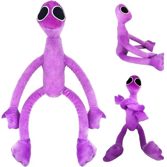 Imagem de Pelúcia Boneco Roxo Rainbow Friend Roblox Monstro Purple  - Cortex Brinquedos