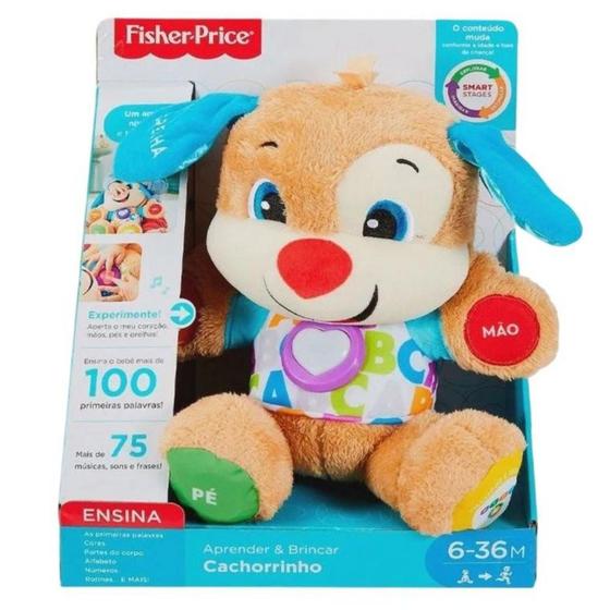 Imagem de Pelucia Cachorrinho SmartStages Aprender Brincar FisherPrice