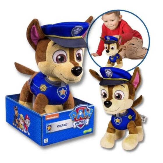 Imagem de Pelúcia Chase Cachorrinho Policial Patrulha Canina 30cm 