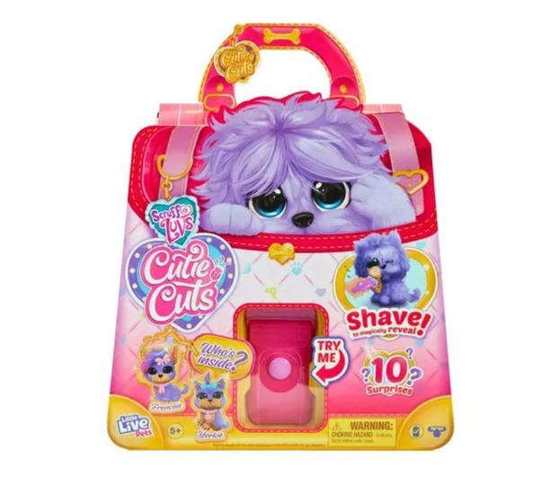 Imagem de Pelúcia Cutie Cuts Salão de Beleza Banho e Tosa Pets Adotados Scruff a Luvs ORIGINAL Brinquedo infantil Ursinho crianças