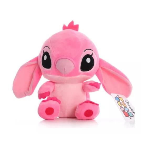 Imagem de Pelúcia Disney Lilo e Stitch 20cm - Stitch Rosa