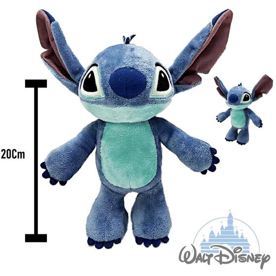 Imagem de Pelúcia Disney Mini Stitch 20cm Lilo e Stitch Fun