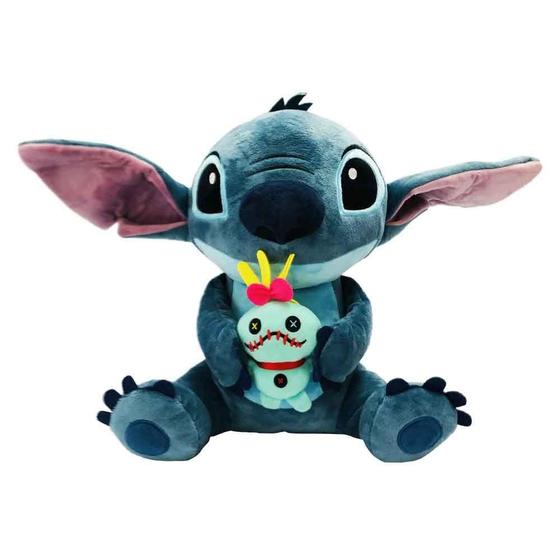 Imagem de Pelúcia Disney Stitch e Scrump 33cm Fun