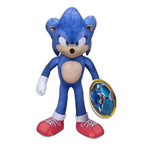 Pelucia do Sonic com 13in de altura e funcao de fala Sonic The Hedgehog Pelucia Magazine Luiza