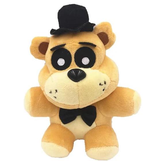 Imagem de  Pelúcia Five Nights At Freddy's Brinquedo de Pelúcia Golden Freddy Urso Fnaf Pelúcia 19cm Urso