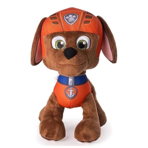 Imagem de Pelúcia Grande Patrulha Canina Zuma 30cm brinquedo infantil 