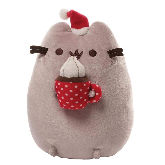 Imagem de Pelúcia Gund Pusheen - Lanche de Natal com Chocolate Quente