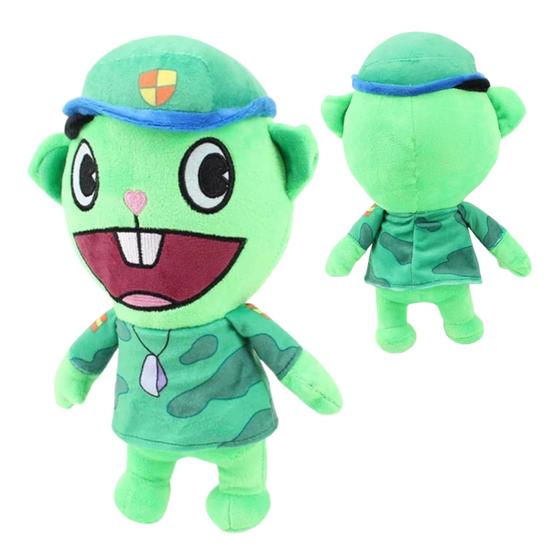 Imagem de Pelúcia Happy Tree Friends Flippy Soldado Desenho