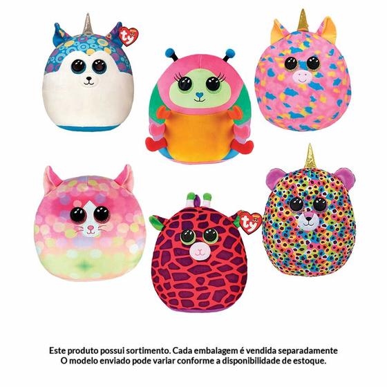 Imagem de Pelúcia Infantil - 25 cm - Squish a Boos - TY - Sortido - Toyng