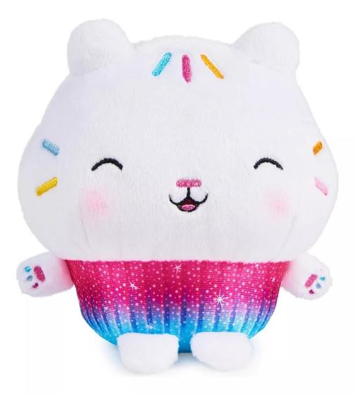 Imagem de Pelúcia Infantil Gabby Dollhouse Gatinho Cupcake Cakey Cat