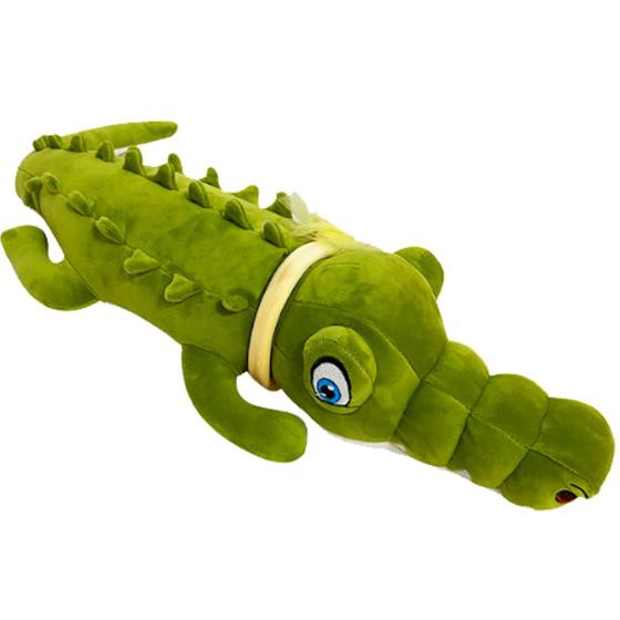 Imagem de Pelúcia Infantil Jacaré Squish Pals 80cm Colecionável Toyng