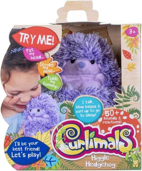 Imagem de Pelúcia Interativa Curlimals Higgle O Ourico Com Som - Fun F0131-0