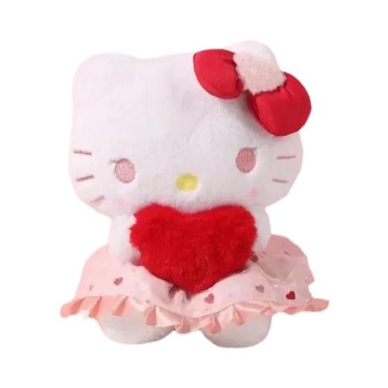 Imagem de Pelúcia Kawaii Sanrio - Hello Kitty, Kuromi, Cinnamoroll - Presentes para Bebês e Crianças