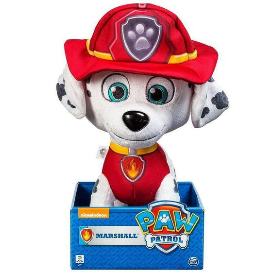 Imagem de Pelúcia Marshall Patrulha Canina Grande Original Paw Patrol