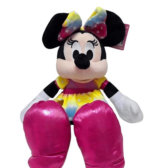 Imagem de Pelúcia Minnie Rainbow 40cm Multikids - BR2196