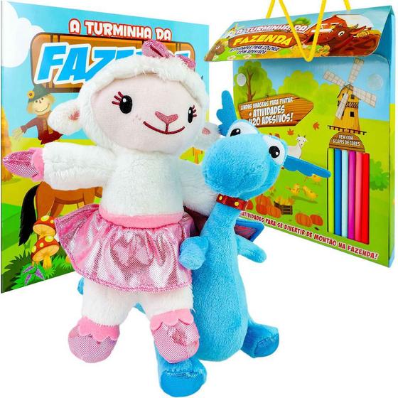 Pelúcia Ovelha Lambie e Felpudo Doutora Brinquedos + Livro - Livros de ...