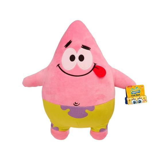 Pelúcia Patrick Estrela Turma do Bob Esponja 24cm BR1224 - Multikids ...