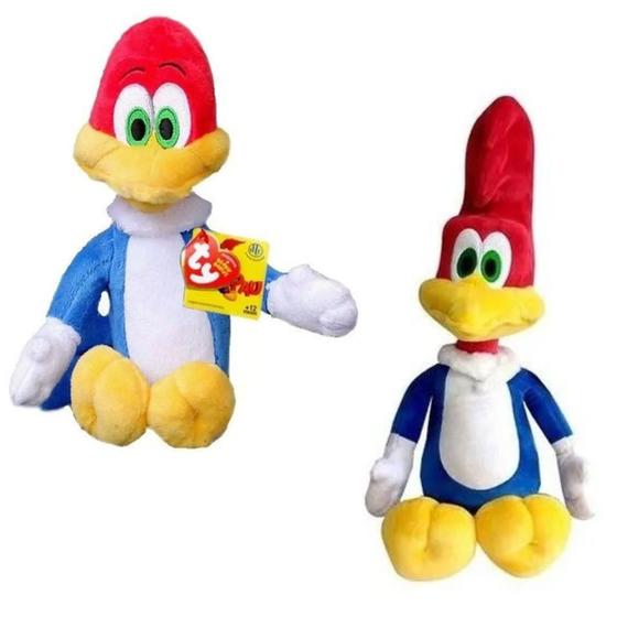 Pelúcia Pica Pau 20CM Ty Beanie Babies 3718 - Pelúcia - Magazine Luiza