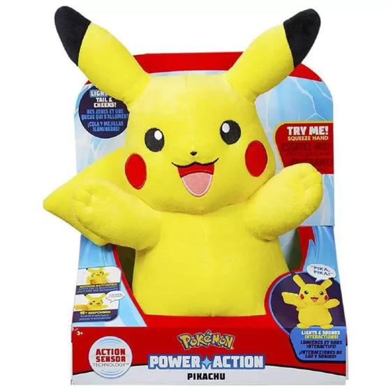 Imagem de Pelucia Pikachu Com Luz E Som Sunny 002610