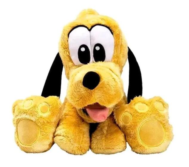 Pelúcia Pluto Big Feet 30cm Fun Original Disney - Pelúcia - Magazine Luiza