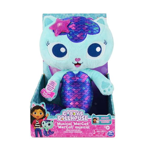 Pelúcia Sereiata (Mercat) A Casa Mágica Da Gabby 33cm com Luz e Som ...
