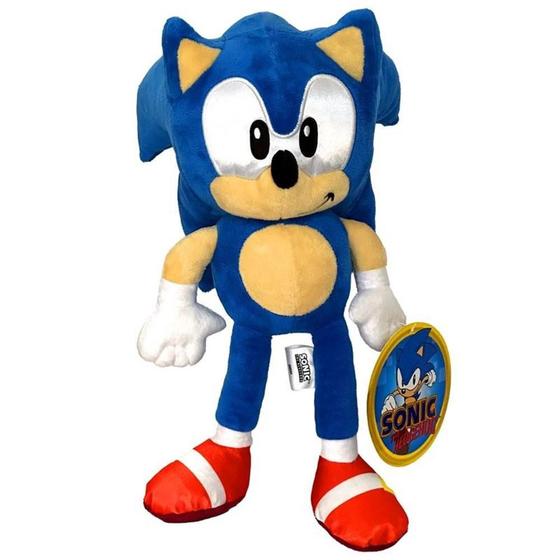 Imagem de Pelúcia Sonic The Hedgehog 33cm Candide