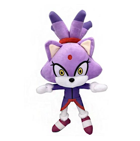 Imagem de Pelucia sonic the hedgehog gata blaze the cat 34cm