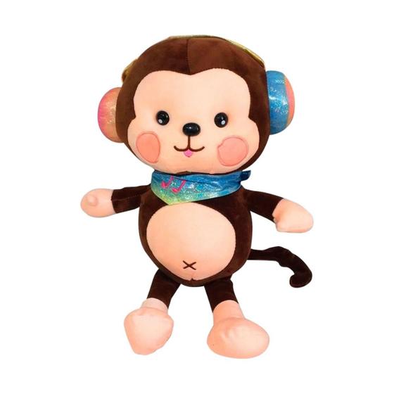 Imagem de Pelúcia Squish Pals Macaquinho Fofinho 50Cm - Toyng