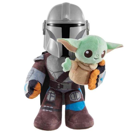 Pelúcia Star Wars Mandalorian & Grogu 12