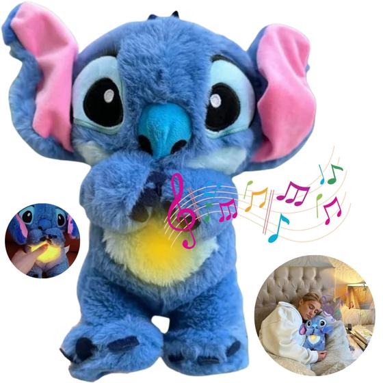 Imagem de Pelúcia Stitch Que Respira E Alivia A Ansiedade Com O Som