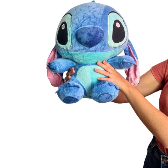 Imagem de Pelúcia Stitch Tamanho Grande 40cm Material Hipoalergênico